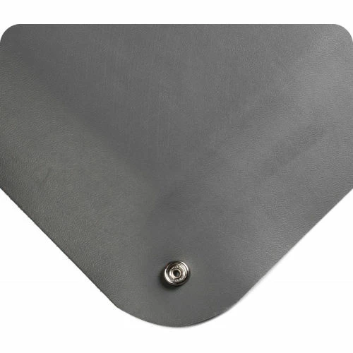 Wearwell® Static Dissipative Anti Fatigue Mat 1/2" Thick 2' x3' Gray