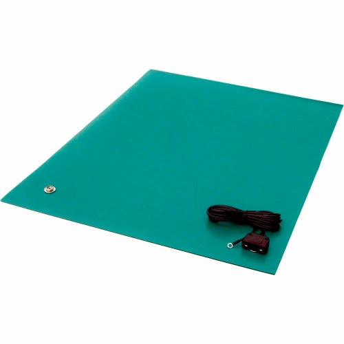 Transforming Technologies Transforming Tech MT4500 Series ESD Rubber Matting, 0.080" Thick, 24"x36", Green - Image 2