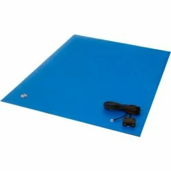 Transforming Technologies Transforming Tech MT4500 Series ESD Rubber Matting, 0.080" Thick, 30"x48", Royal Blue