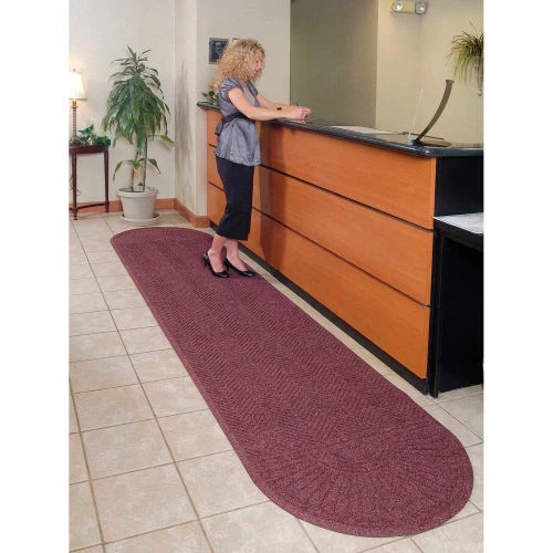 M+A Matting WaterHog Eco Grand Elite 3/8" Thick Two Ends Entrance Mat, Gray Ash 6' x 10'1" - Image 2