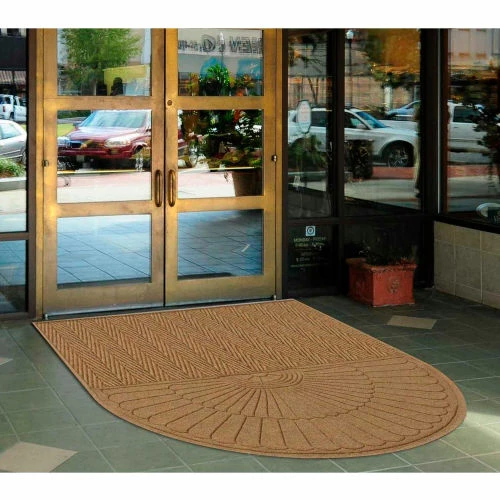 M+A Matting WaterHog® Eco Grand Elite Entrance Mat + One End 3/8" Thick 3' x 10' Gray - Image 2