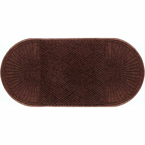 M+A Matting Waterhog Grand Classic Mat Two Oval 6'W X 10'1"L Brown - Image 2