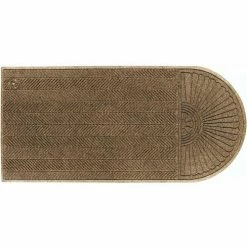 M+A Matting WaterHog® Eco Grand Elite Entrance Mat + One End 3/8" Thick 3' x 13.9' Tan