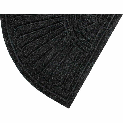 M+A Matting WaterHog Eco Grand Elite 3/8" Thick Half Oval Entrance Mat, Maroon 6' x 3'3" - Image 3