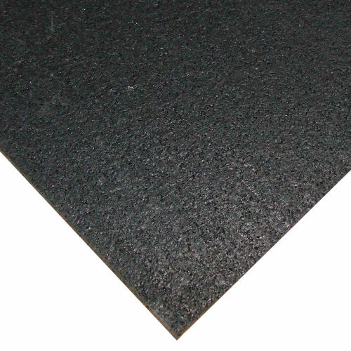 Rubber-Cal Rubber Anti-Vibration Mat - 1/4" x 4' Wide x 4' Long, Black Washing Machine Vibration Mat - Image 3