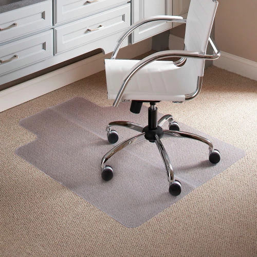 Interion By Global Industrial Interion® Office Chair Mat for Carpet - 46"W x 60"L with 25" x 12" Lip - Straight Edge - Image 6